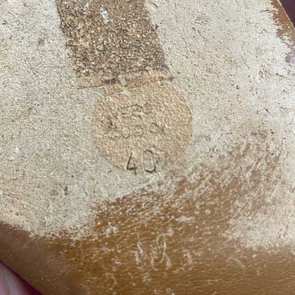 Moschino Italy Cranberry Purple Suede Heel Pumps 40 - Picture 7 of 7